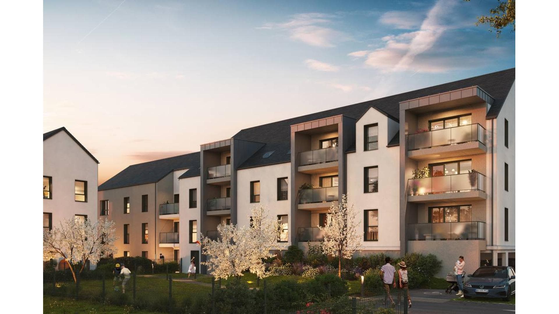 Combourg — Située dans un quartier paisible et verdoyant de Combourg, cette résidence contemporaine propose 40 ...