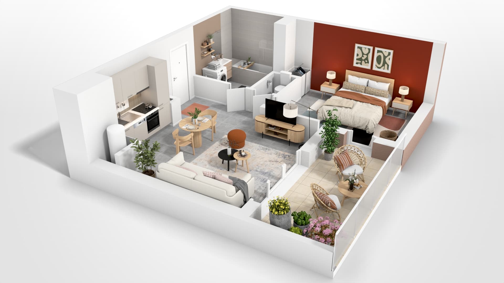 Béziers — Située dans un environnement calme et agréable, cette nouvelle résidence propose des appartements co... - photo 4