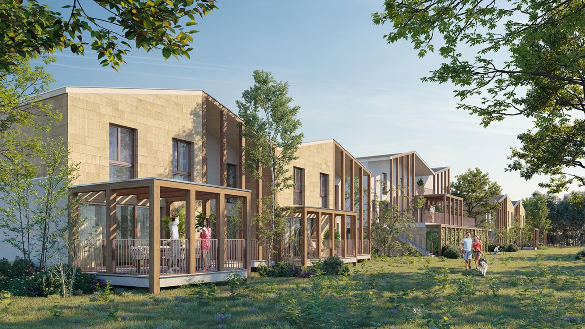 Floirac — Dans le quartier de la Mairie, à bas Floirac, une nouvelle réalisation résidentielle s’intègre harmo...