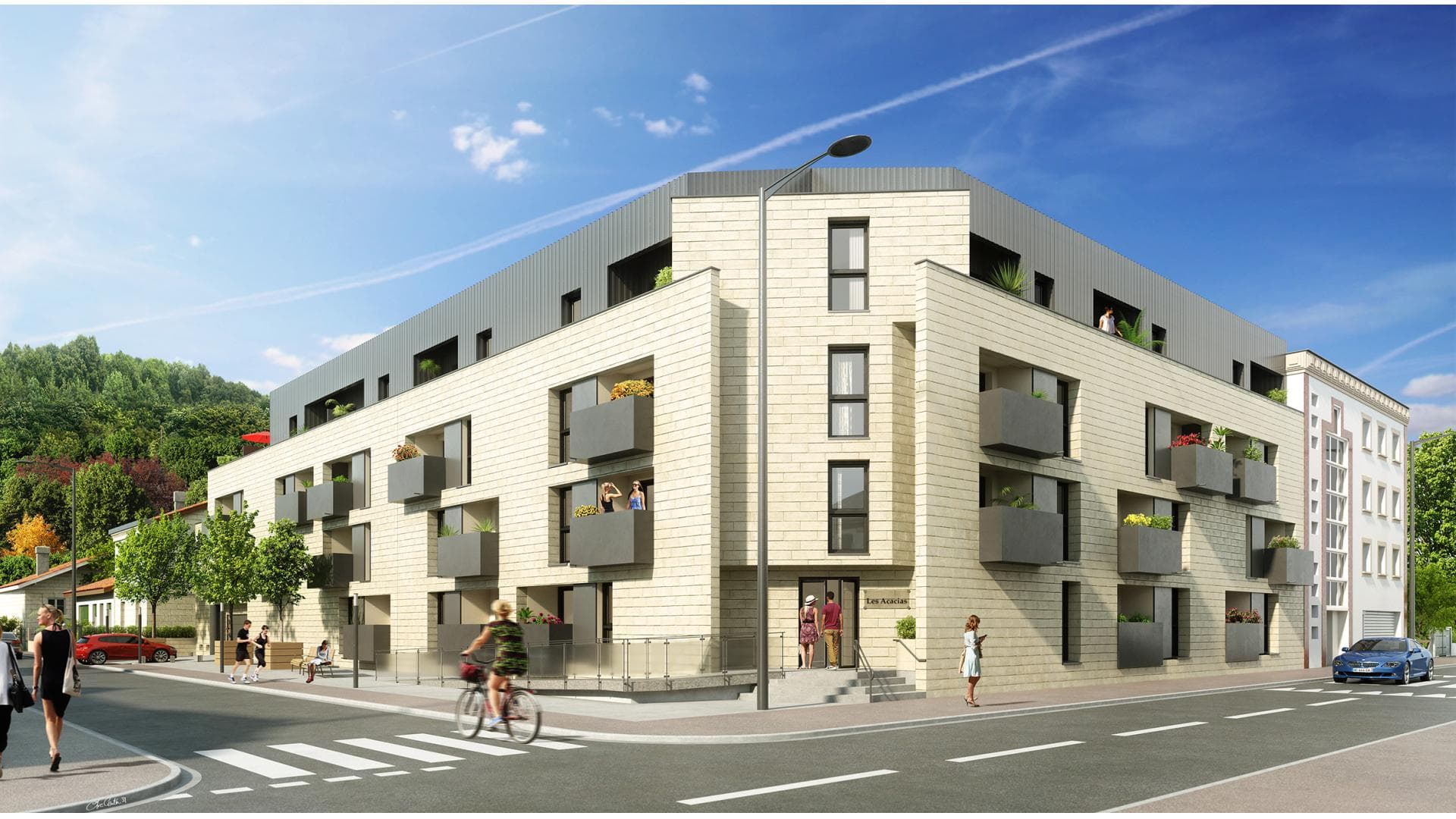 Cenon — Située à Cenon, dans la région bordelaise, cette nouvelle réalisation propose une sélection d’appart...