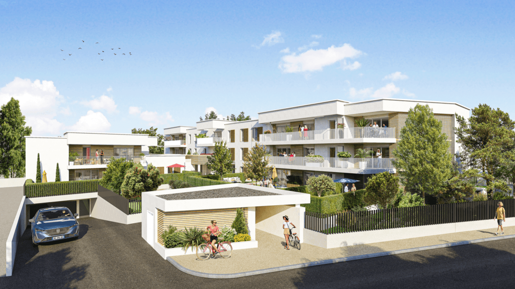 Programme neuf Vitrolles — Située au sud de Vitrolles, à proximité immédiate des Pennes-Mirabeau, cette résidence à l'architect... à Vitrolles