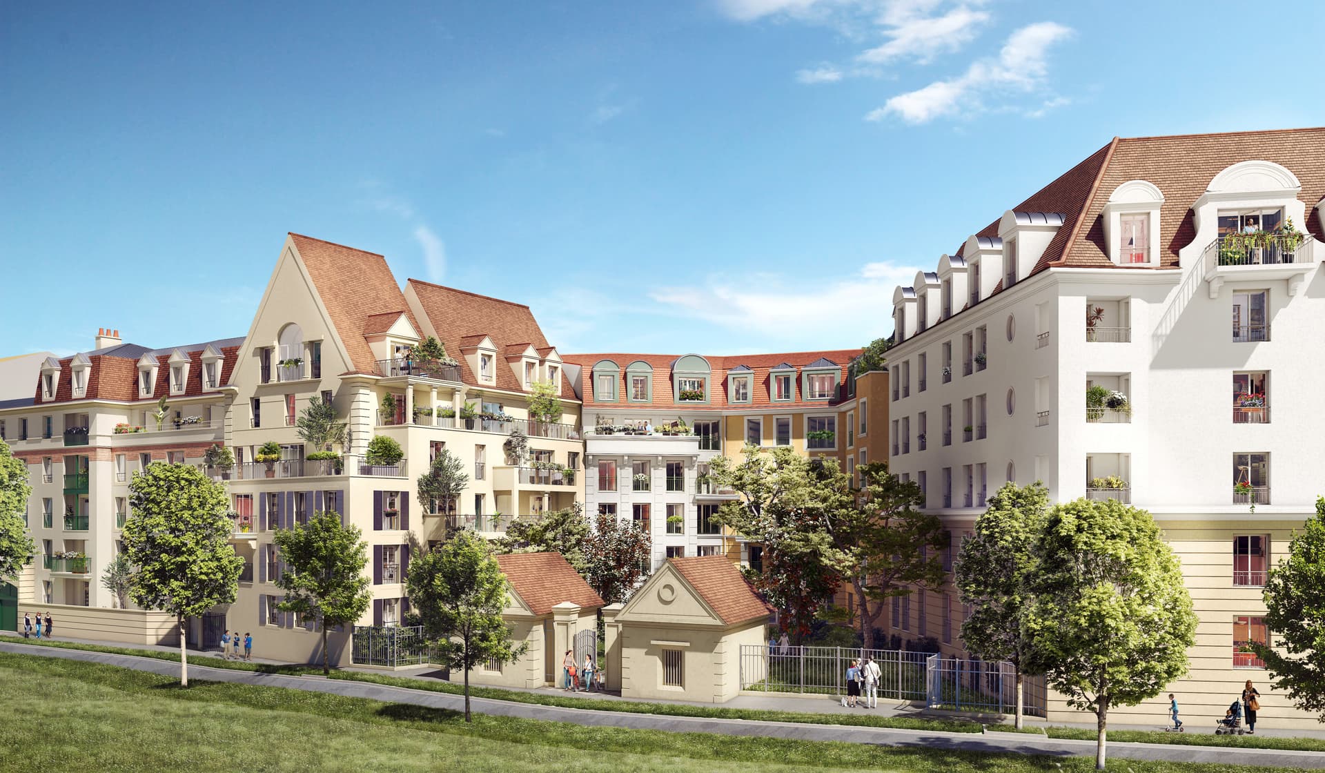 Programme neuf le Blanc Mesnil — Située dans un environnement verdoyant et raffiné, cette résidence propose un cadre de vie privilégi... à le Blanc Mesnil