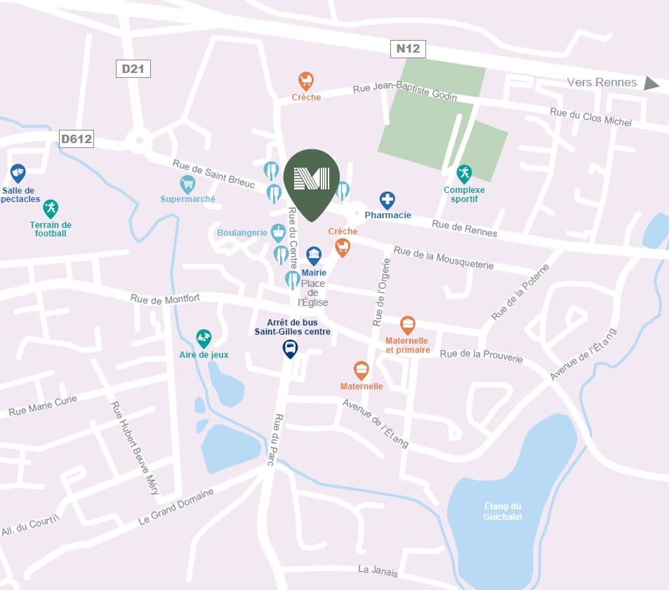 Saint-Gilles — Située au nord-ouest de Rennes, à Saint-Gilles, cette résidence bénéficie d’un emplacement privilégi... - photo 4