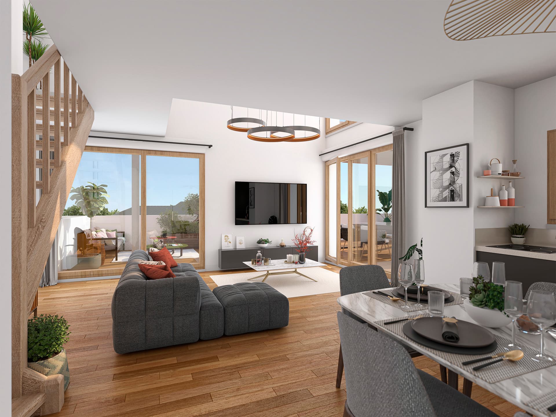 Orvault — Situé à Orvault, au sein d’un quartier en plein renouveau, ce projet s’intègre harmonieusement dans ... - photo 3