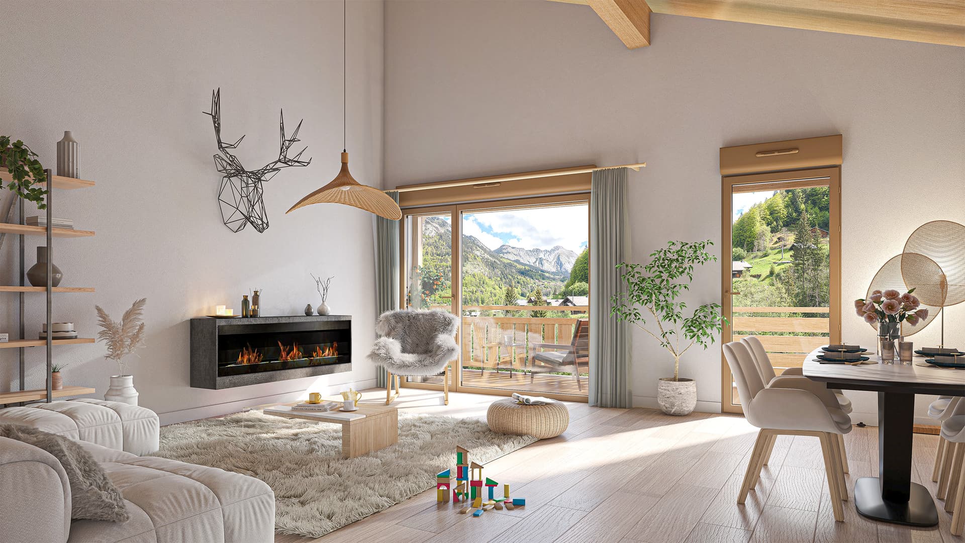 Abondance — Au cœur des Alpes, dans la vallée de la Dranse, une nouvelle résidence s’intègre harmonieusement à l... - photo 3