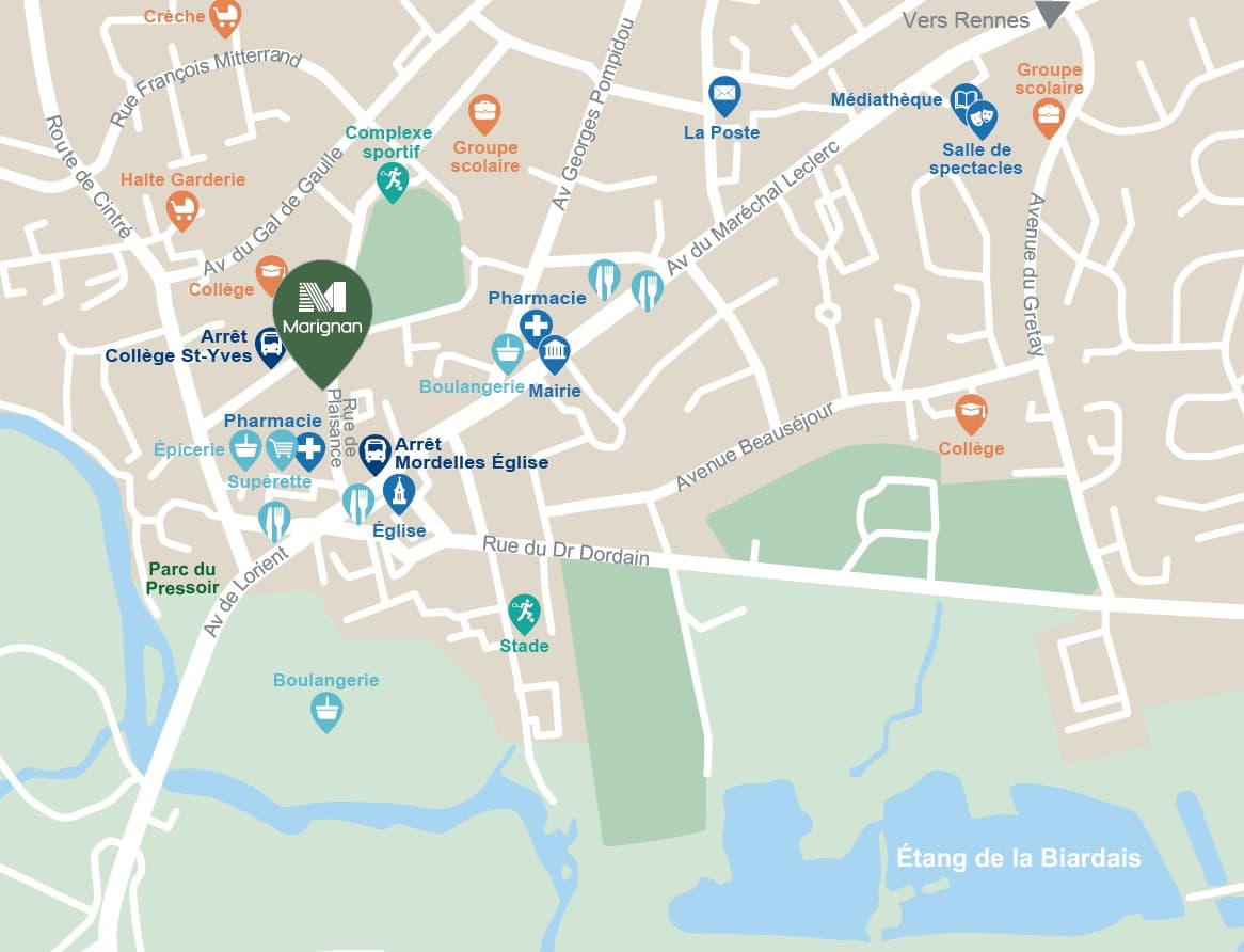 Mordelles — Située au cœur de la commune de Mordelles, à l’ouest de Rennes, cette nouvelle résidence propose un ... - photo 2