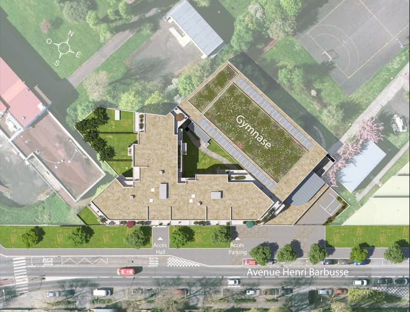 Drancy — Située dans un quartier pavillonnaire de Drancy, cette résidence contemporaine se distingue par son ... - photo 5