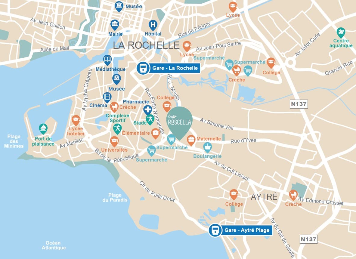 la Rochelle — Située à seulement quelques minutes à vélo du centre-ville historique et du port de La Rochelle, cet... - photo 5