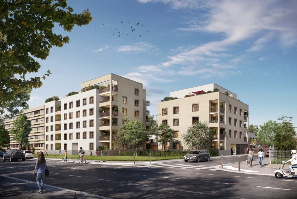 Programme neuf Venissieux — Située à Vénissieux, cette résidence contemporaine se distingue par une architecture moderne et élég... à Venissieux