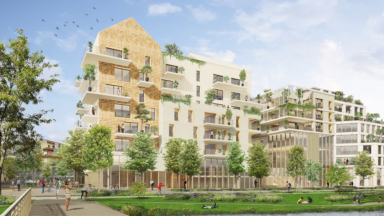 Programme neuf Rouen — Au cœur de la ville, ce spacieux appartement situé au septième et dernier étage d’une résidence de s... à Rouen