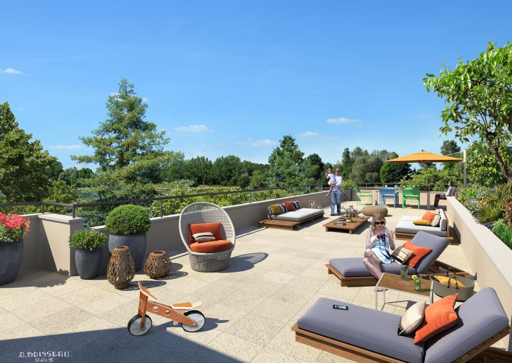 Programme neuf Orleans — Située au sud d’Orléans, cette résidence s’intègre harmonieusement dans le quartier paisible et verd... à Orleans