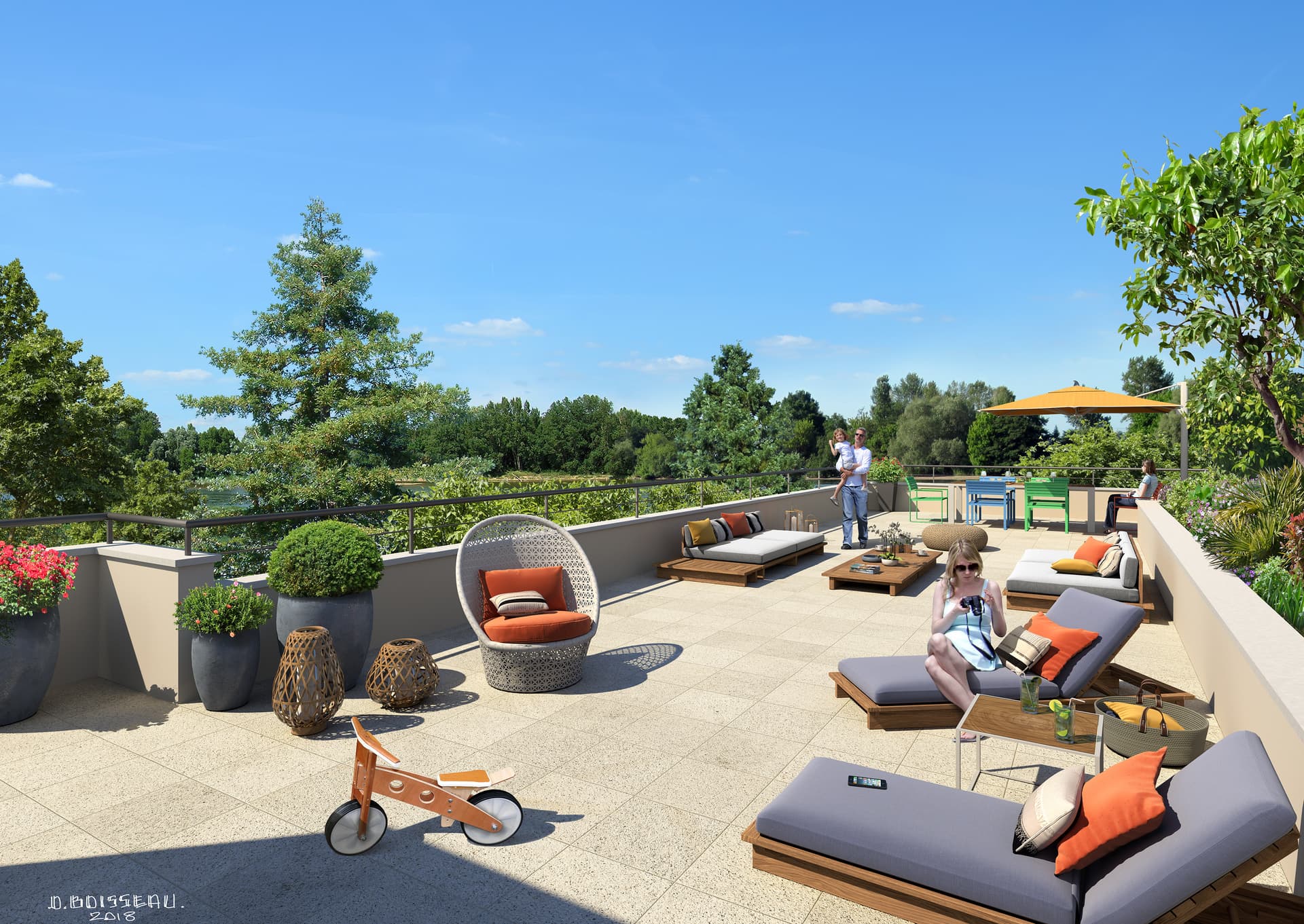 Orleans — Située au sud d’Orléans, cette résidence s’intègre harmonieusement dans le quartier paisible et verd... - photo 4