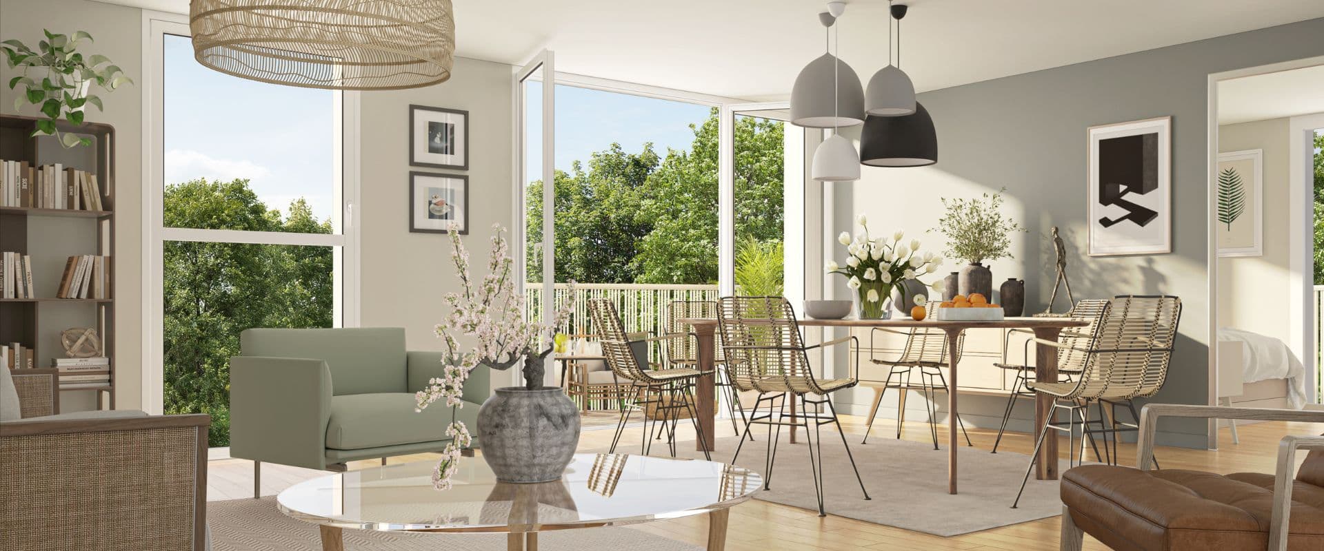 Cergy — Située à Cergy-Pontoise, cette résidence contemporaine propose des appartements spacieux, du deux au... - photo 4