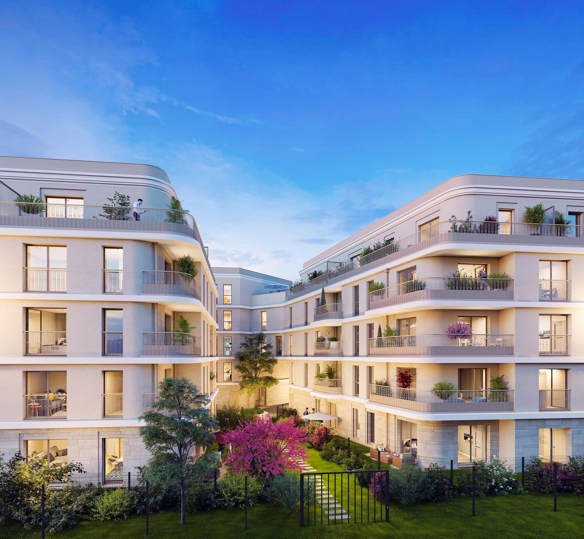 L Haÿ les Roses — Située à L’Haÿ-les-Roses, cette nouvelle résidence présente une architecture élégante et contemporai... - photo 5