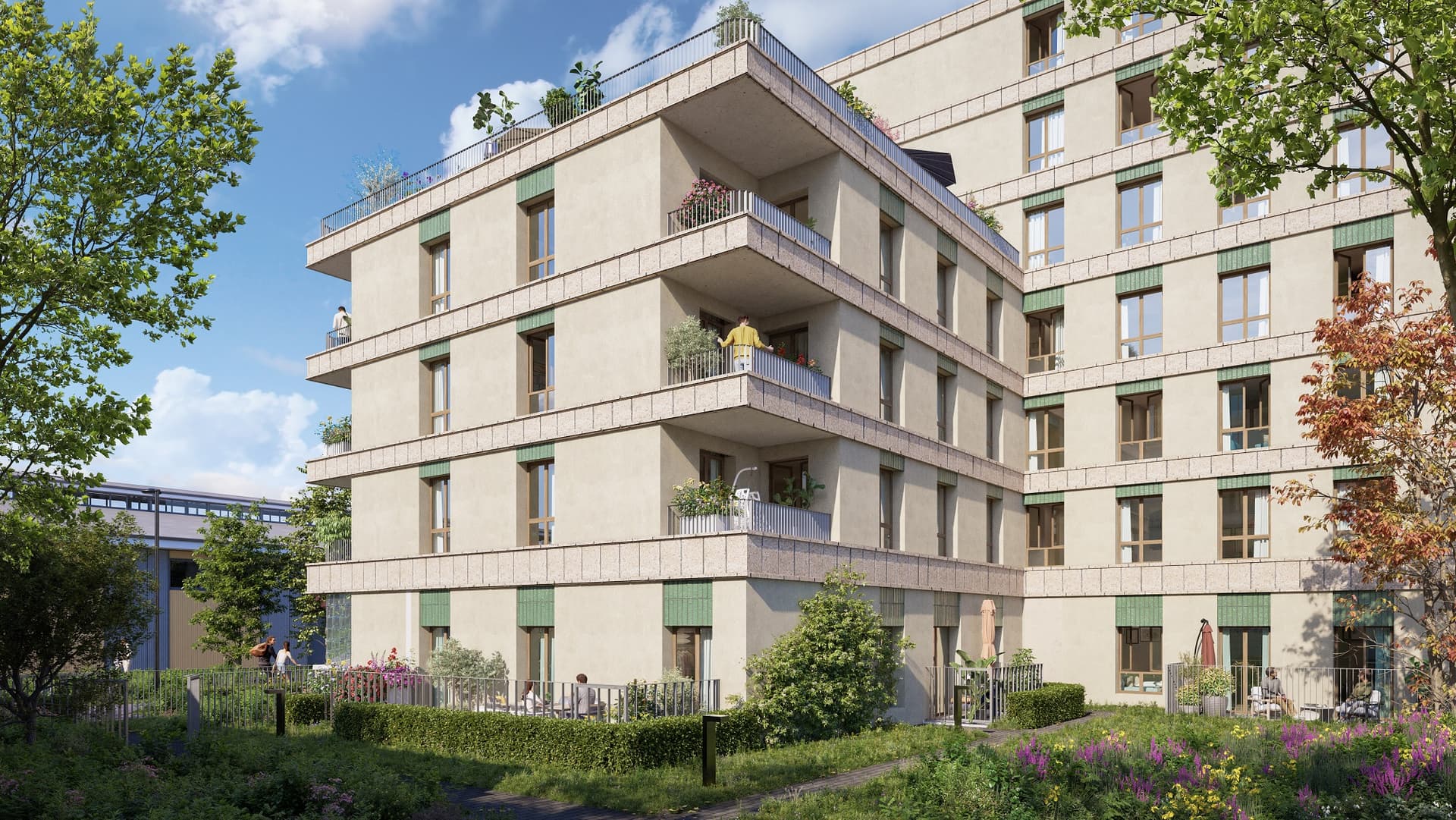 Aubervilliers — Située à Aubervilliers, à proximité immédiate du parc Eli Lotar, cette résidence propose une sélecti... - photo 3