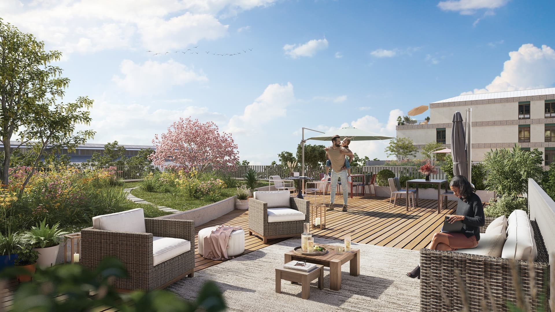 Aubervilliers — Située à Aubervilliers, à proximité immédiate du parc Eli Lotar, cette résidence propose une sélecti... - photo 4