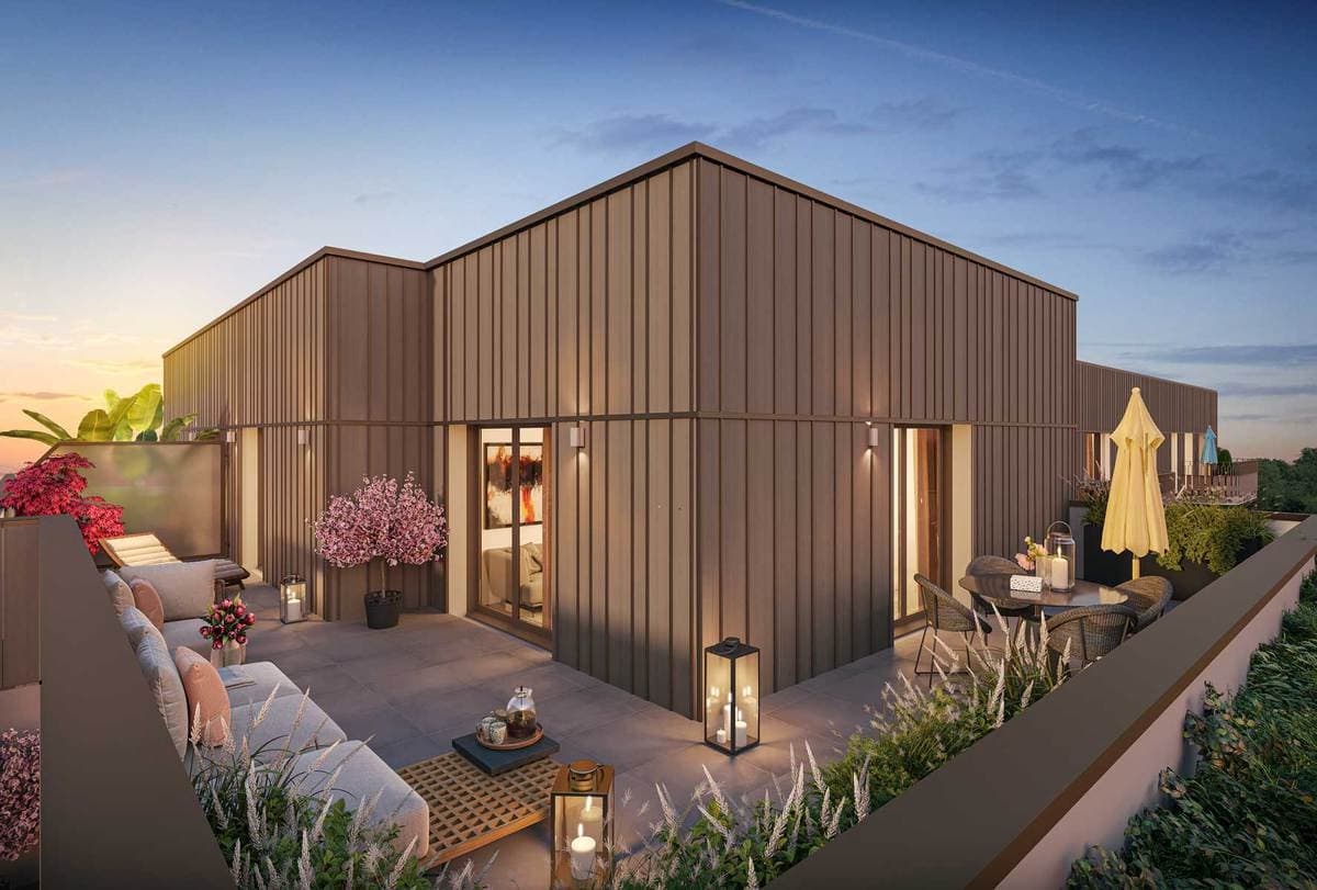 Chilly Mazarin — Située au cœur de Chilly-Mazarin, cette nouvelle résidence se distingue par une architecture contemp... - photo 2