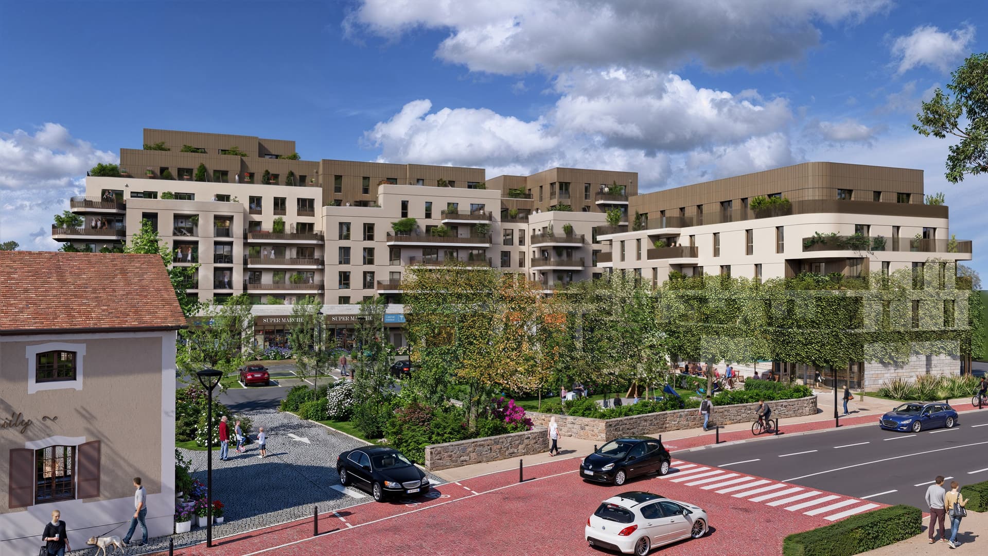 Chilly Mazarin — Située au cœur de Chilly-Mazarin, cette nouvelle résidence se distingue par une architecture contemp... - photo 4