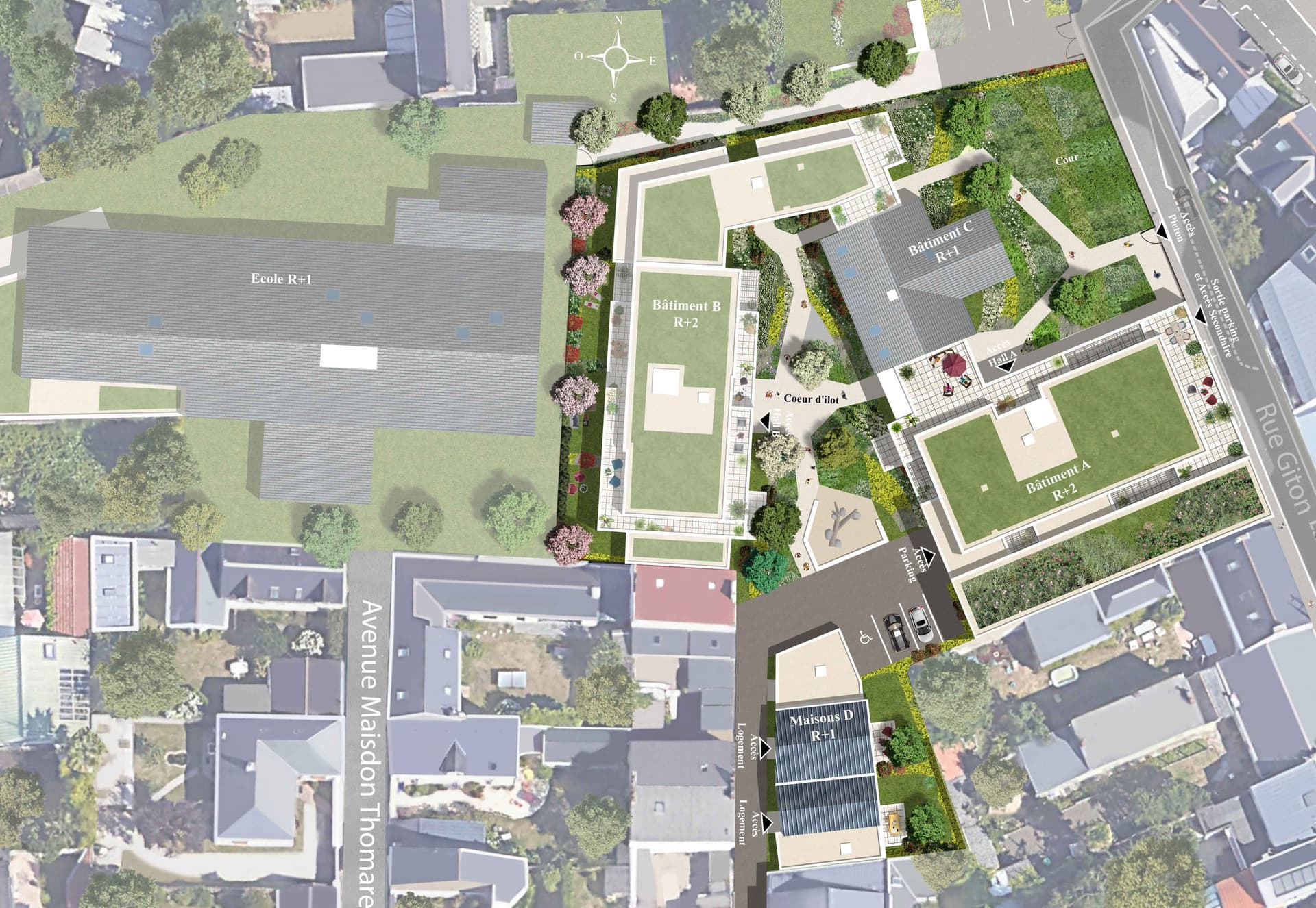 Nantes — Située dans un quartier recherché de Nantes, cette résidence à taille humaine comprend 22 appartemen... - photo 3