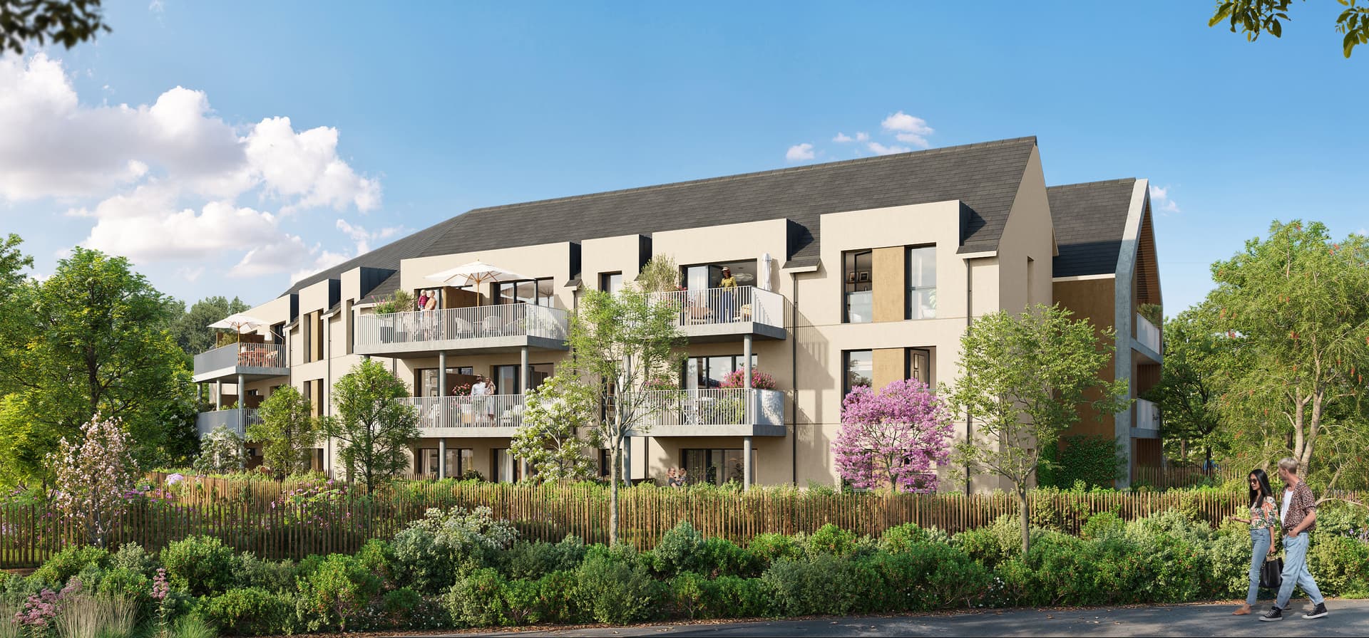 Programme neuf les-Ponts-de-Cé — Située aux Ponts-de-Cé, à seulement 15 minutes du centre d’Angers, cette nouvelle résidence s’inscri... à les-Ponts-de-Cé