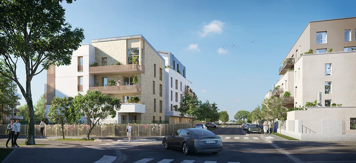Programme neuf Meaux — Ce programme immobilier neuf propose des appartements spacieux de type T3, offrant des surfaces géné... à Meaux