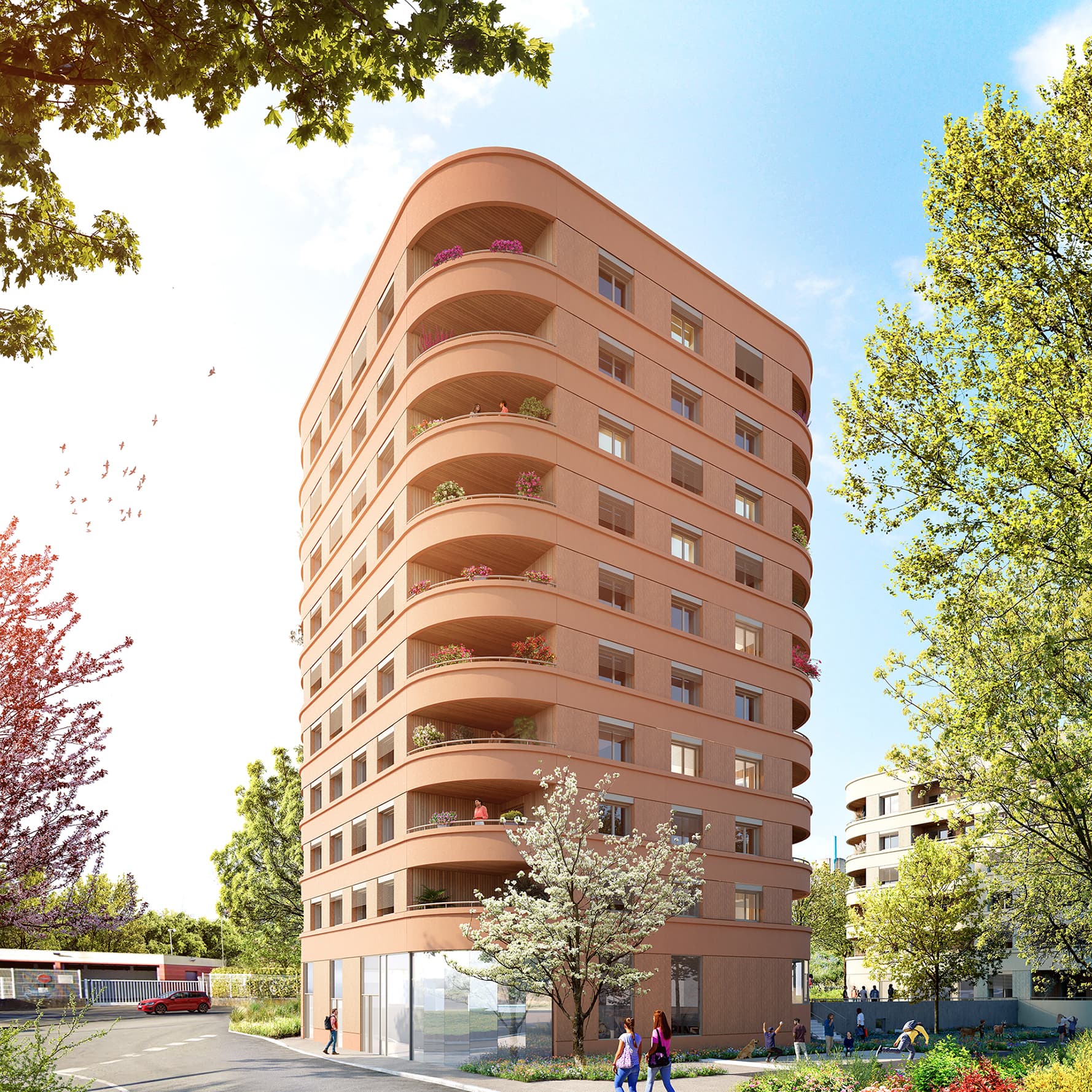 Rillieux-la-Pape — Située au cœur d’un environnement urbain dynamique, cette résidence neuve propose une sélection d’ap... - photo 2