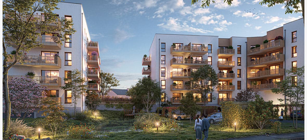 Programme neuf Saint-Barthelemy-D&amp;#x27;anjou — Dans un environnement urbain agréable, cette résidence neuve propose des appartements adaptés à diff... à Saint-Barthelemy-D&amp;#x27;anjou