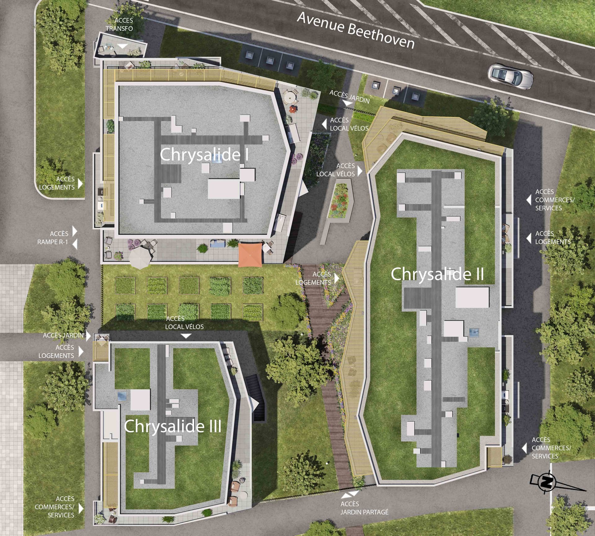 Tours — Située à proximité immédiate du centre-ville, cette nouvelle résidence bénéficie d’un emplacement pr... - photo 4