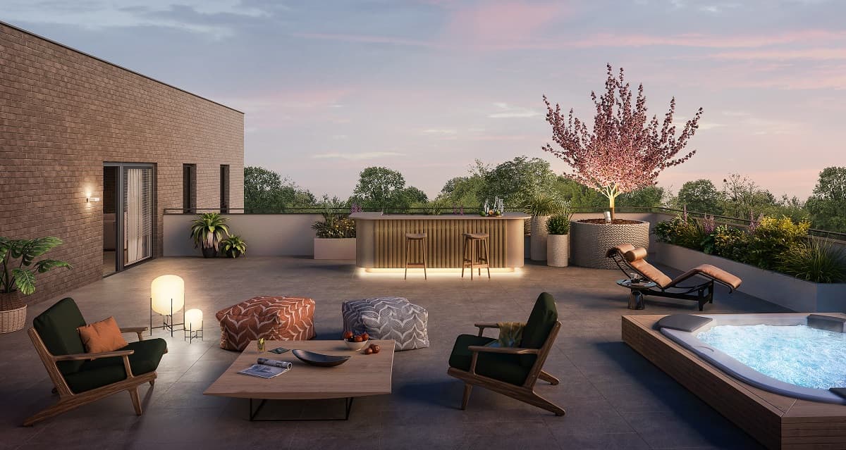 Rueil-Malmaison — Nichée à Rueil-Malmaison, à proximité immédiate de la forêt de Malmaison, cette nouvelle résidence b... - photo 4