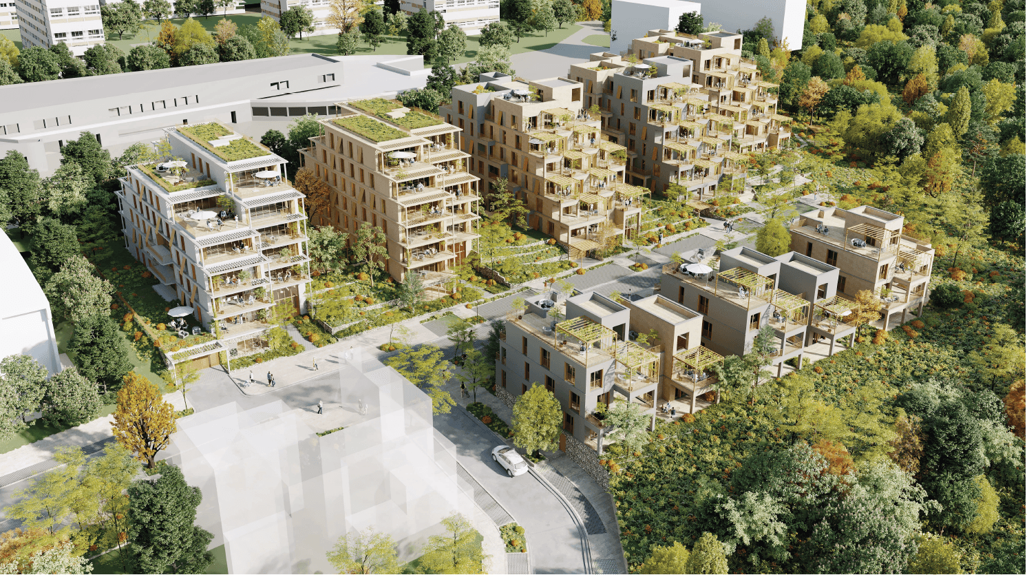 Rillieux-la-Pape — Située en lisière de la forêt de Sermenaz, cette résidence propose un cadre de vie privilégié au cœu... - photo 2