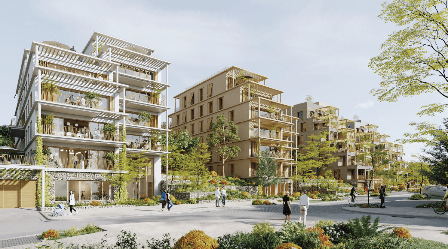 Rillieux-la-Pape — Située en lisière de la forêt de Sermenaz, cette résidence propose un cadre de vie privilégié au cœu... - photo 4