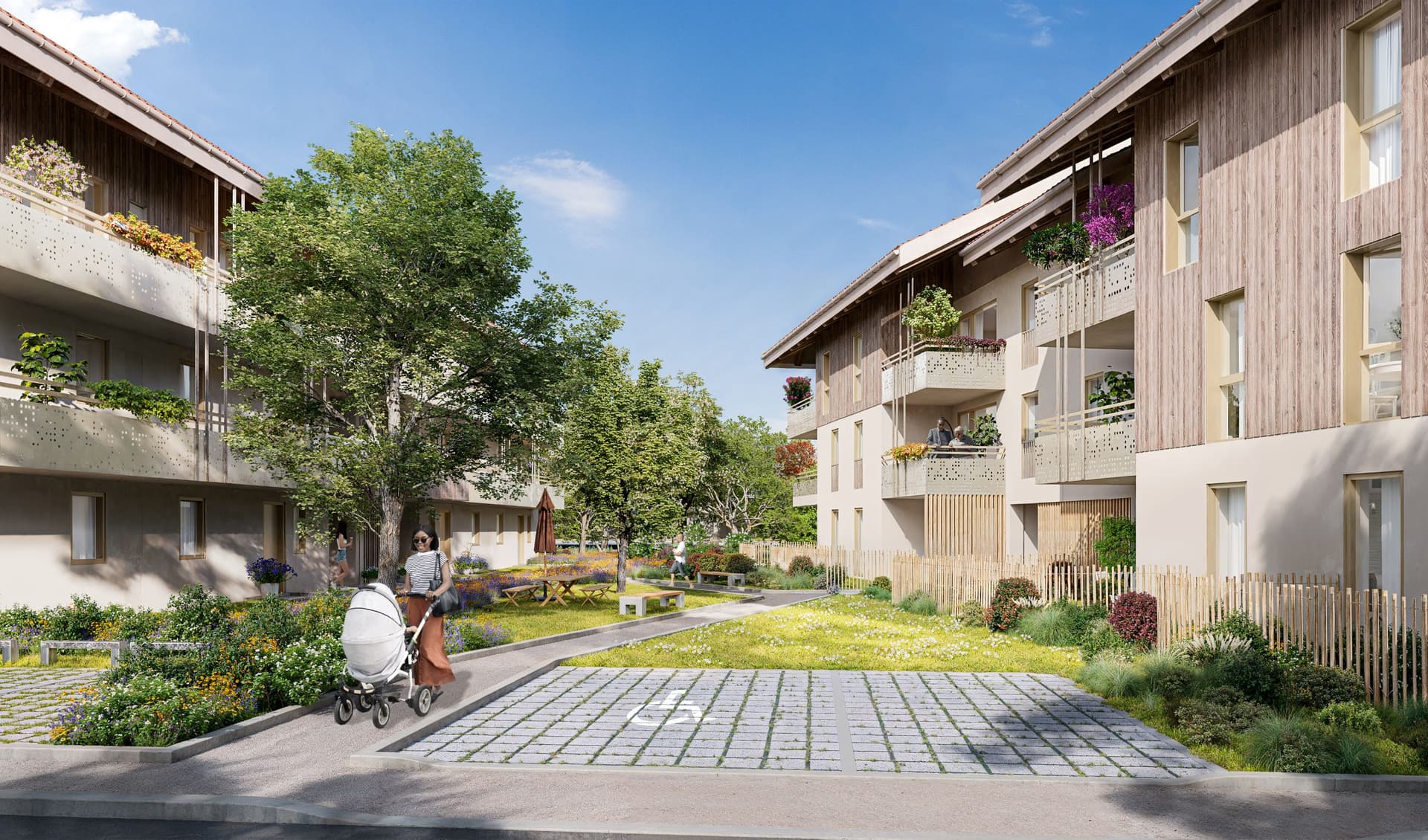 Saint-Cergues — Située à Saint-Cergues, à proximité immédiate de la frontière suisse, cette nouvelle résidence se di... - photo 3