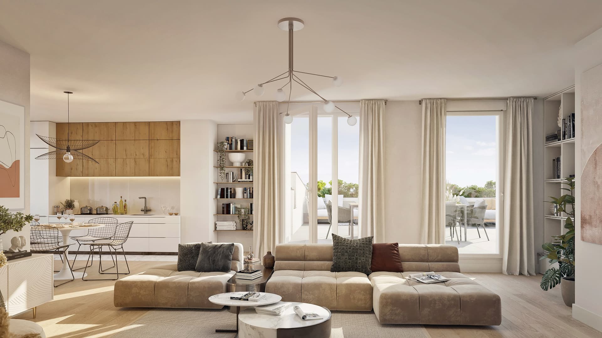 Chaville — Idéalement située à proximité immédiate de la mairie et de la place du marché, cette résidence à tai... - photo 4