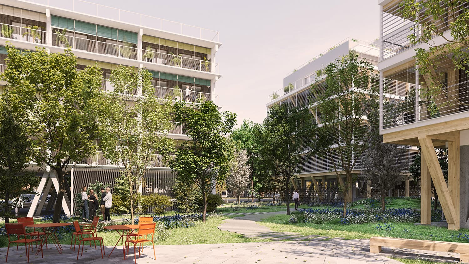 Vénissieux — Située au sein du quartier dynamique de Parilly, dans la ZAC Grand Parilly, cette nouvelle résidence... - photo 4