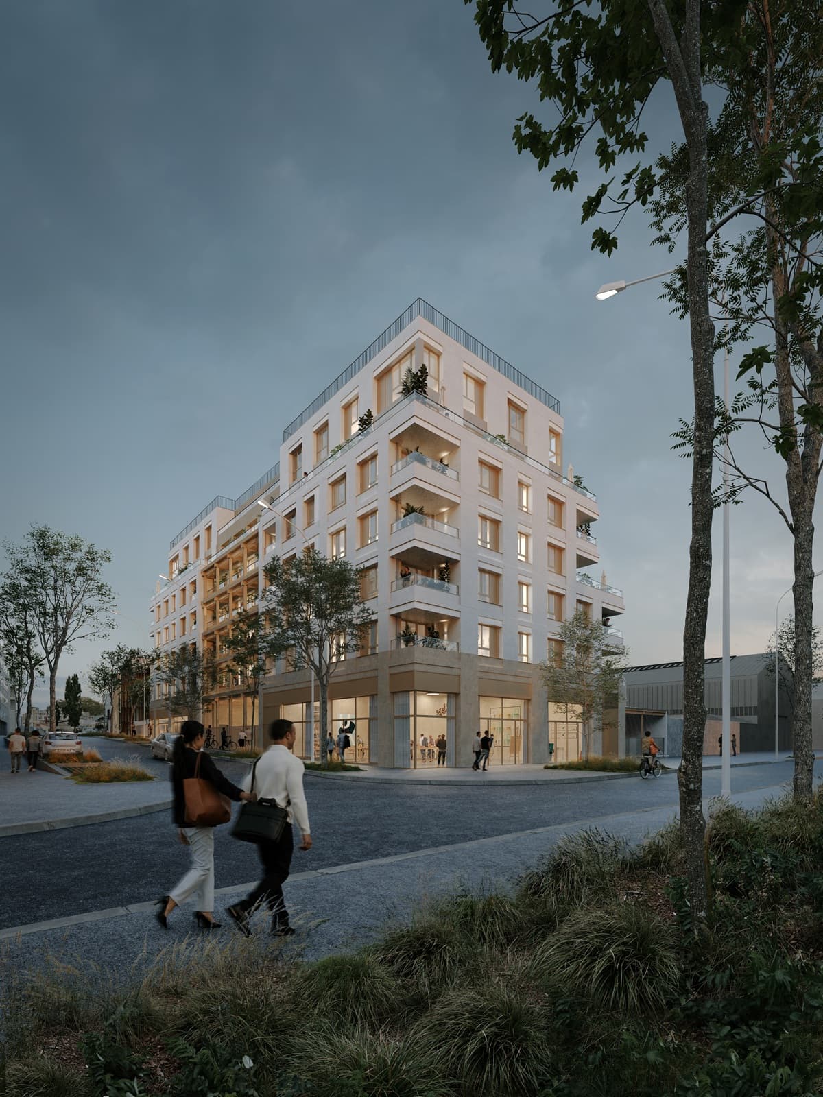 Bondy — Située à Bondy, au sein de la ZAC des Rives de l’Ourcq, cette résidence contemporaine s’intègre dans... - photo 4