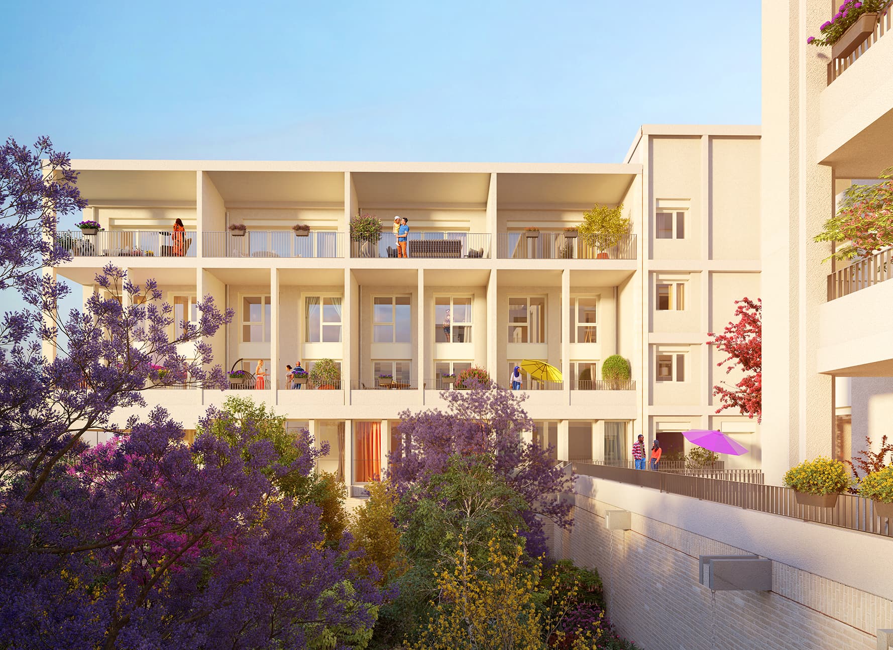 Vaulx en Velin — Située au cœur d’un village dynamique, cette résidence contemporaine propose 52 appartements, allant... - photo 2