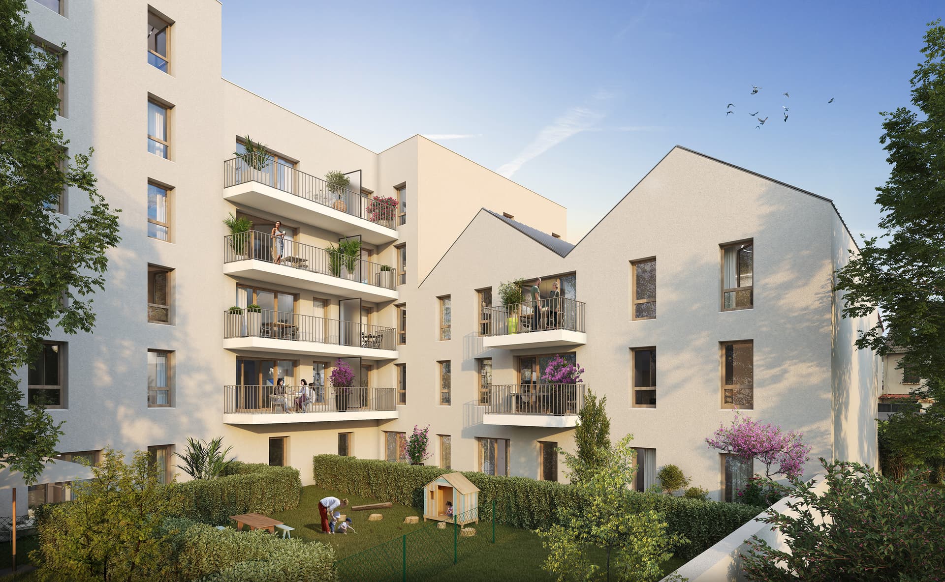 Programme neuf Stains — Située à Stains, cette nouvelle réalisation s’inscrit dans un environnement résidentiel privilégié, ... à Stains