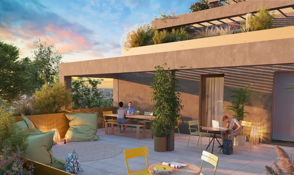 Toulouse — Située au cœur du quartier prisé de Rangueil, cette résidence étudiante se distingue par son archite... - photo 2