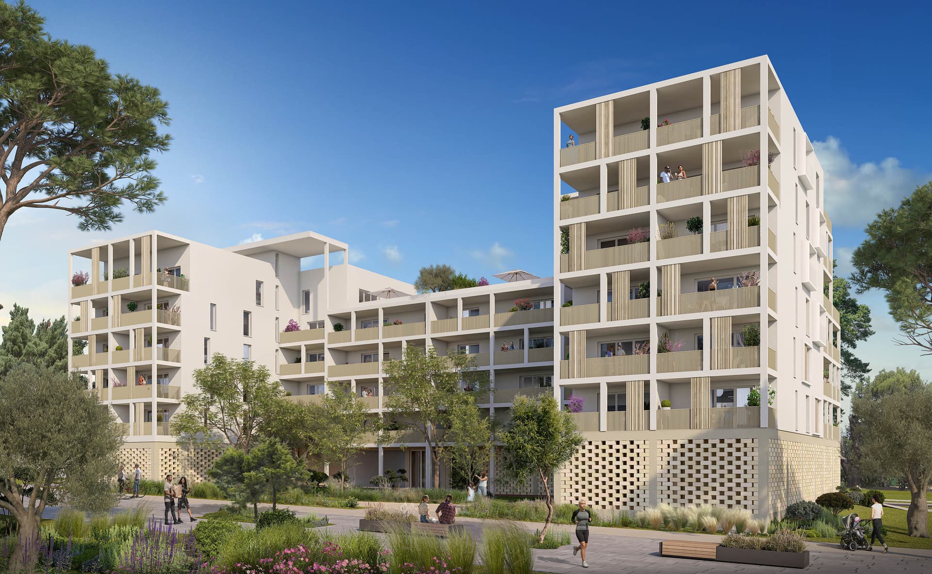 Programme neuf Montpellier — Située au cœur de l’écoquartier de la Restanque à Montpellier, cette nouvelle réalisation propose de... à Montpellier