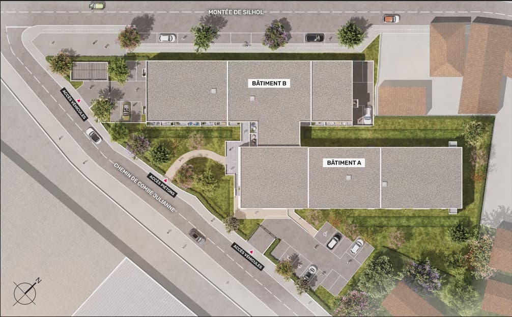 Montpellier — Située au cœur de l’écoquartier de la Restanque à Montpellier, cette nouvelle réalisation propose de... - photo 2