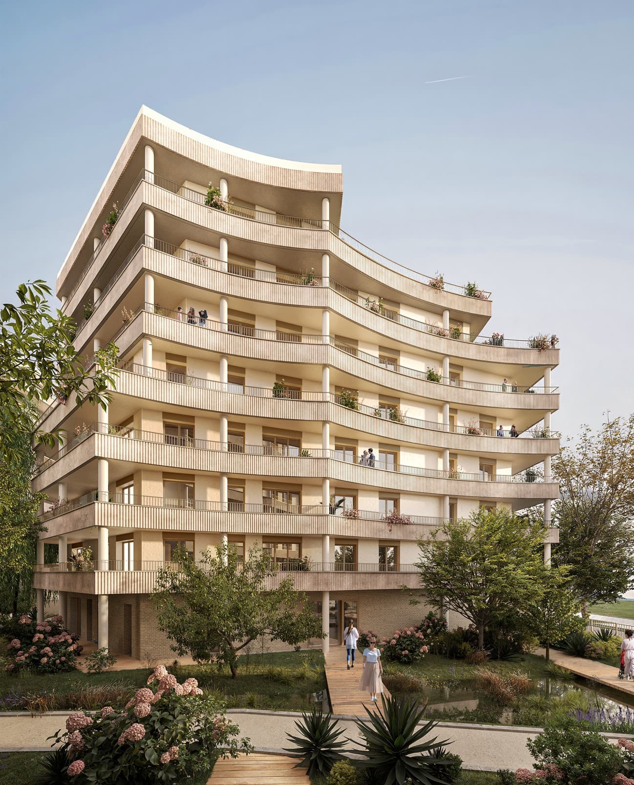 Programme neuf Poissy — Au cœur de Poissy, dans un écoquartier dynamique, une nouvelle résidence propose des appartements al... à Poissy
