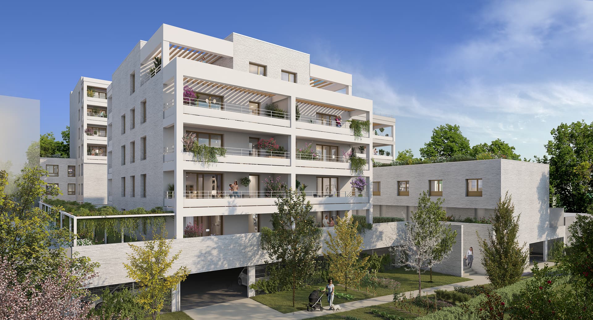 Programme neuf Toulouse — Située à proximité immédiate des bords de Garonne, de l’île du Ramier et du futur Grand Parc Garonne... à Toulouse