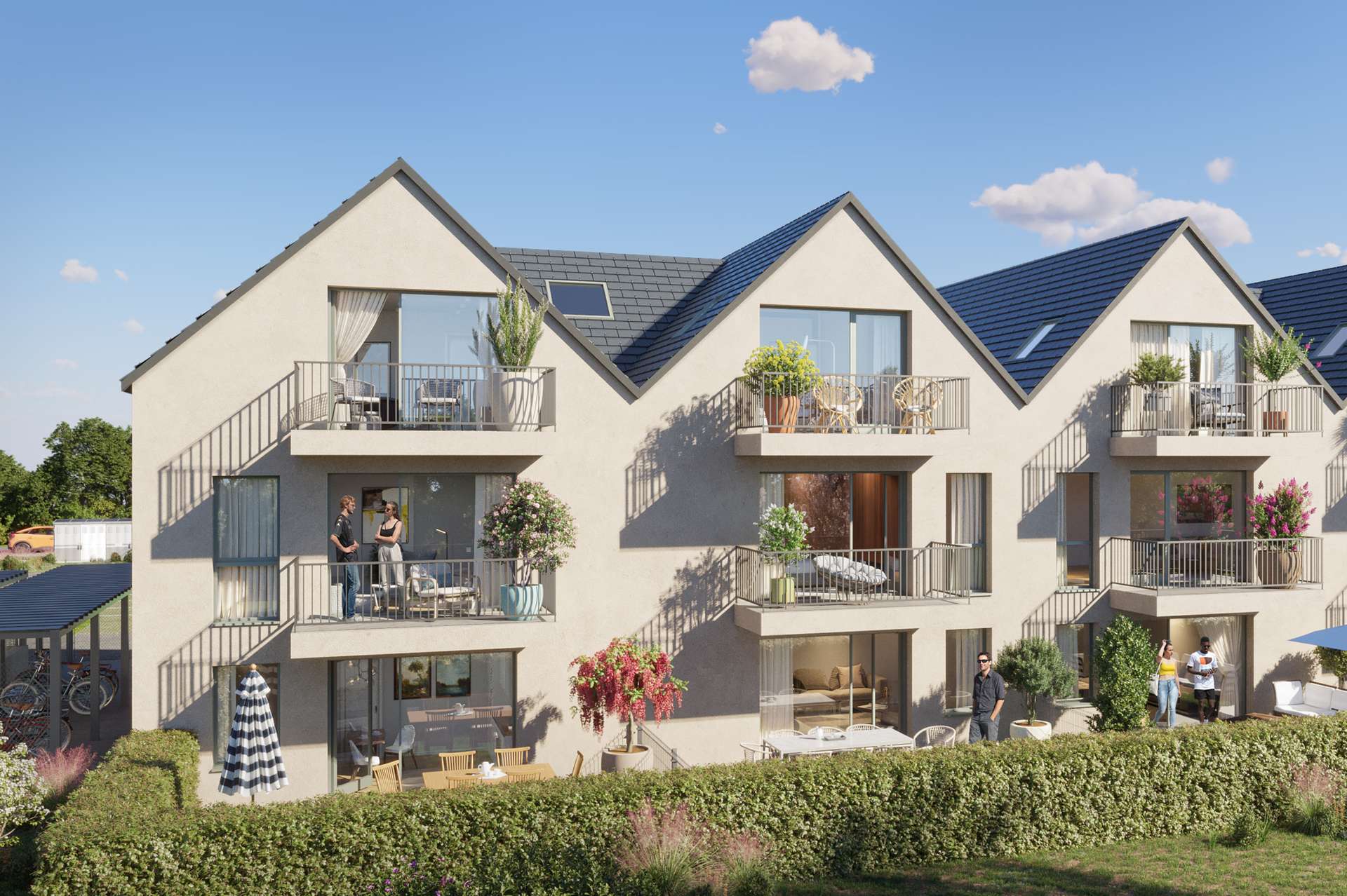 Perros-Guirec — Située dans un environnement résidentiel composé essentiellement de maisons individuelles, cette rés... - photo 2