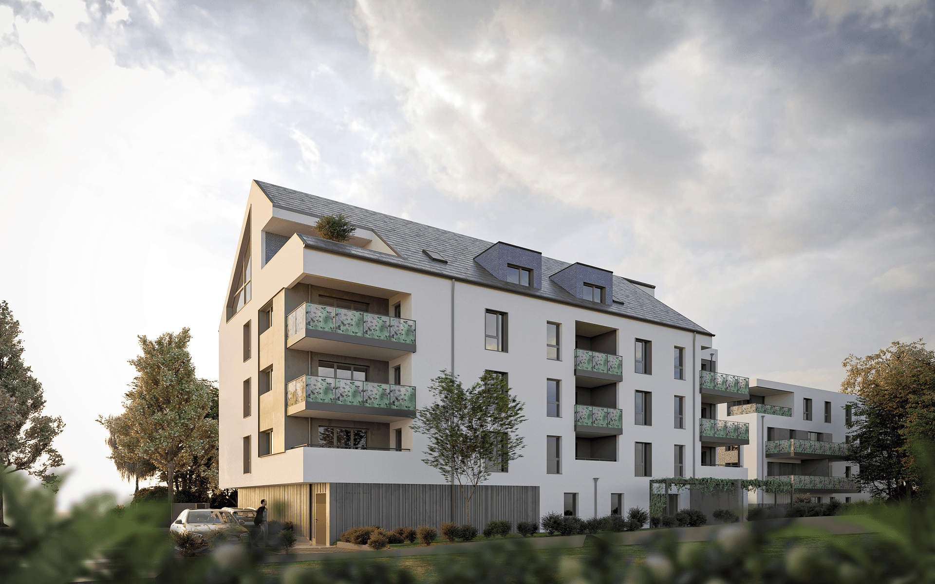 Huningue — Située au cœur du secteur des Trois Frontières, cette nouvelle résidence se compose de deux bâtiment... - photo 3