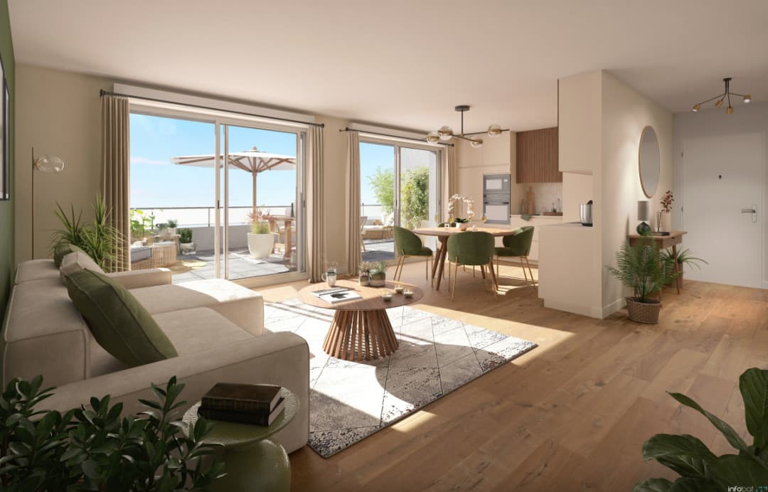 Saint-Malo — Située dans le quartier de l’hippodrome à Saint-Malo, cette résidence à taille humaine se compose de... - photo 2