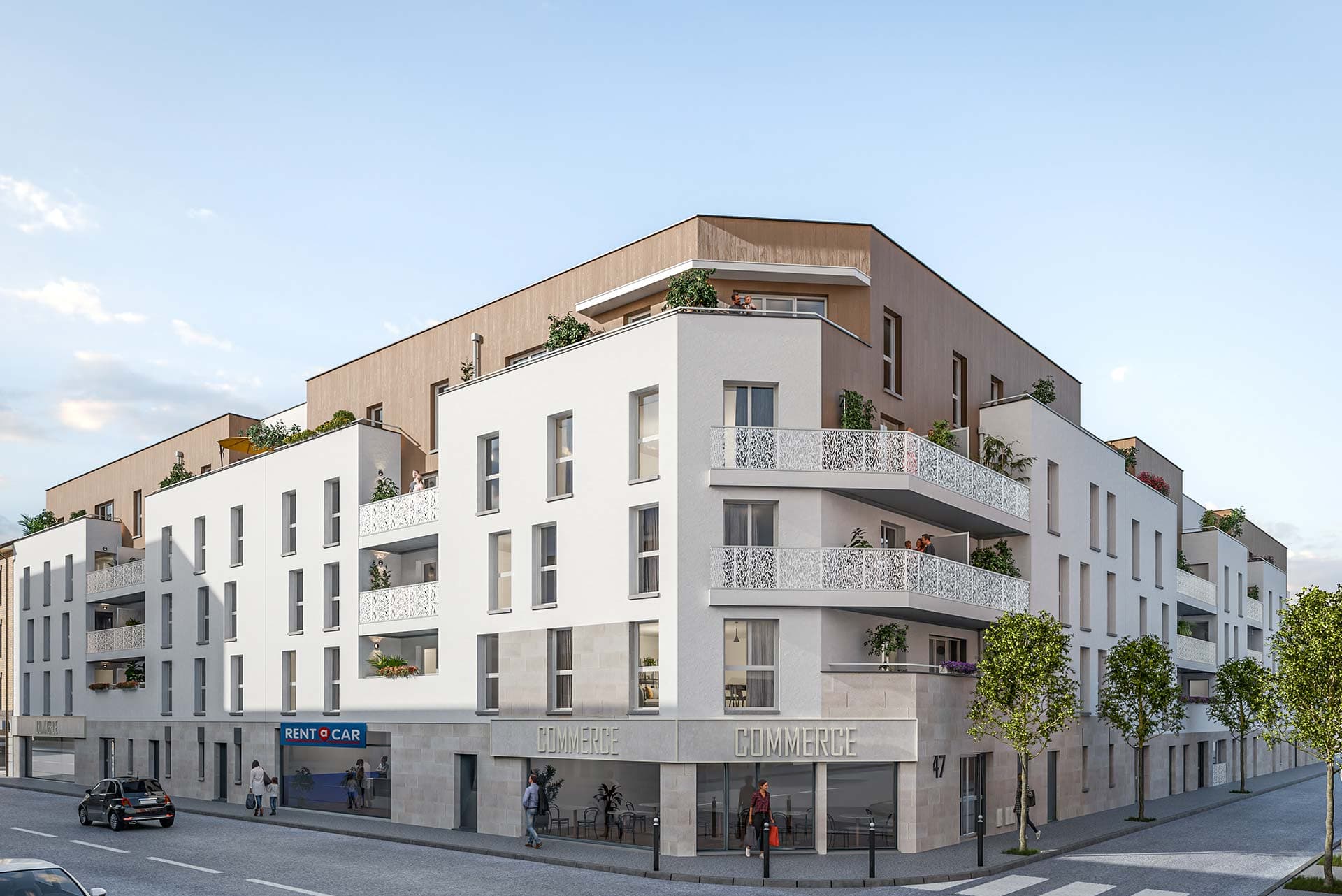 Programme neuf Drancy — Située dans une commune dynamique de la Seine-Saint-Denis, cette résidence propose un cadre de vie a... à Drancy