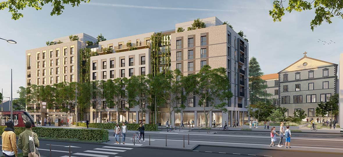 Programme neuf Clermont-Ferrand — Ce programme immobilier neuf propose des appartements de type T2 et T3, offrant des surfaces confort... à Clermont-Ferrand