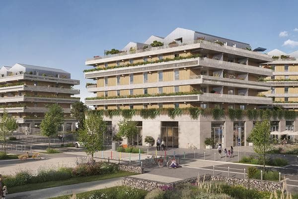 Programme neuf Toulouse — À proximité immédiate de la gare SNCF de Saint-Martin-du-Touch et d’un vaste parc de 1,5 hectare, ce... à Toulouse