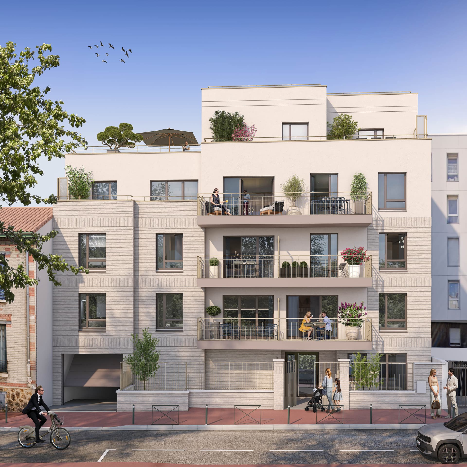 Programme neuf Vanves — Au cœur de Vanves, ce nouveau projet résidentiel propose une sélection d’appartements allant du stud... à Vanves