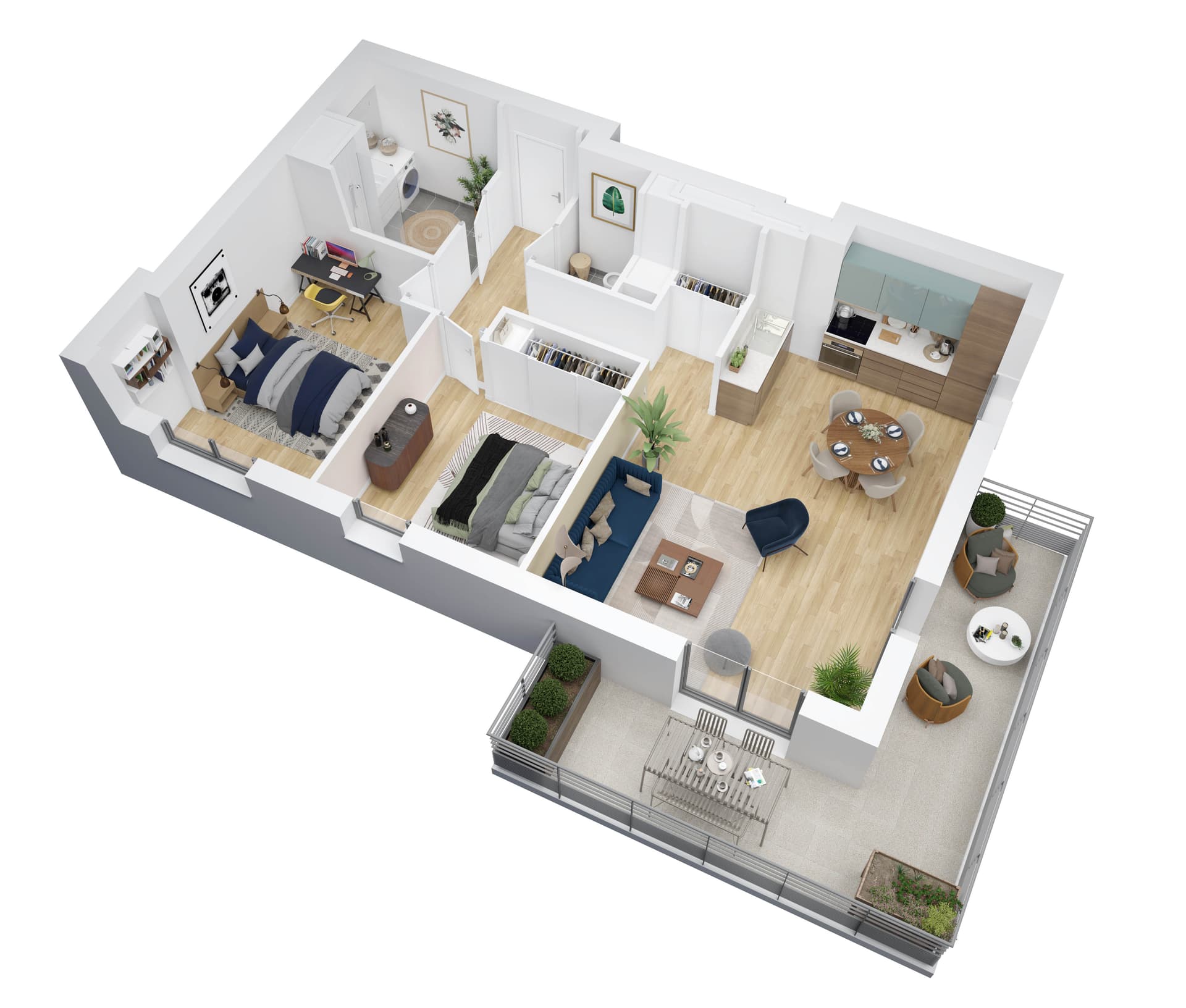 Fontenay-Aux-Roses — Située à Fontenay-aux-Roses, cette nouvelle résidence propose des appartements de 2 à 4 pièces, conç... - photo 2